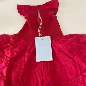 Hill House "Nap Dress" in red, kids 2t